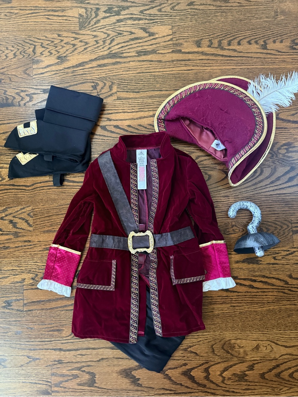 Disney Store Captain Hook Costume